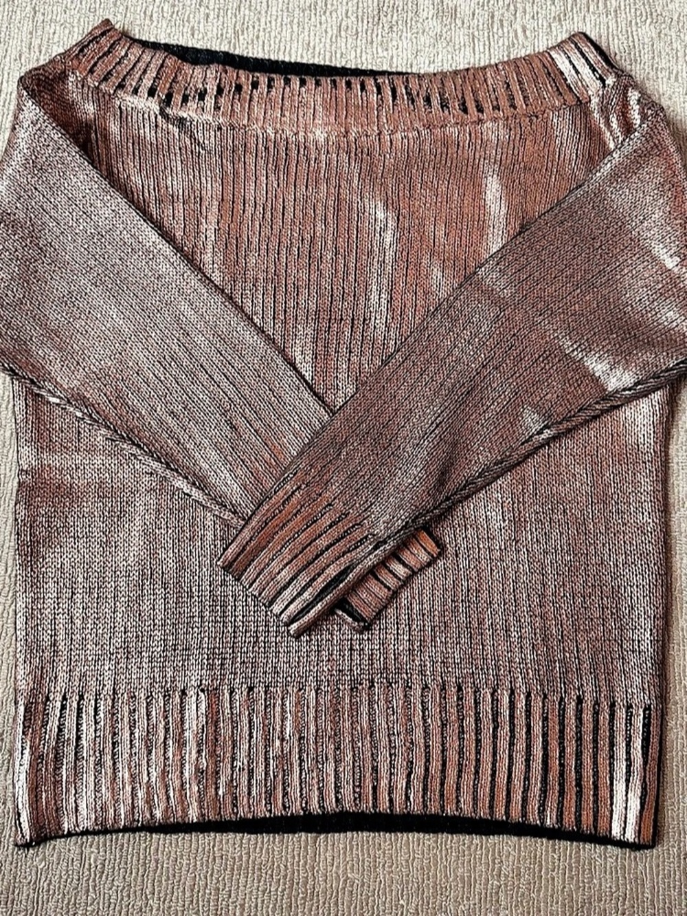 Superdown Sweater Metallic Bronze  XS